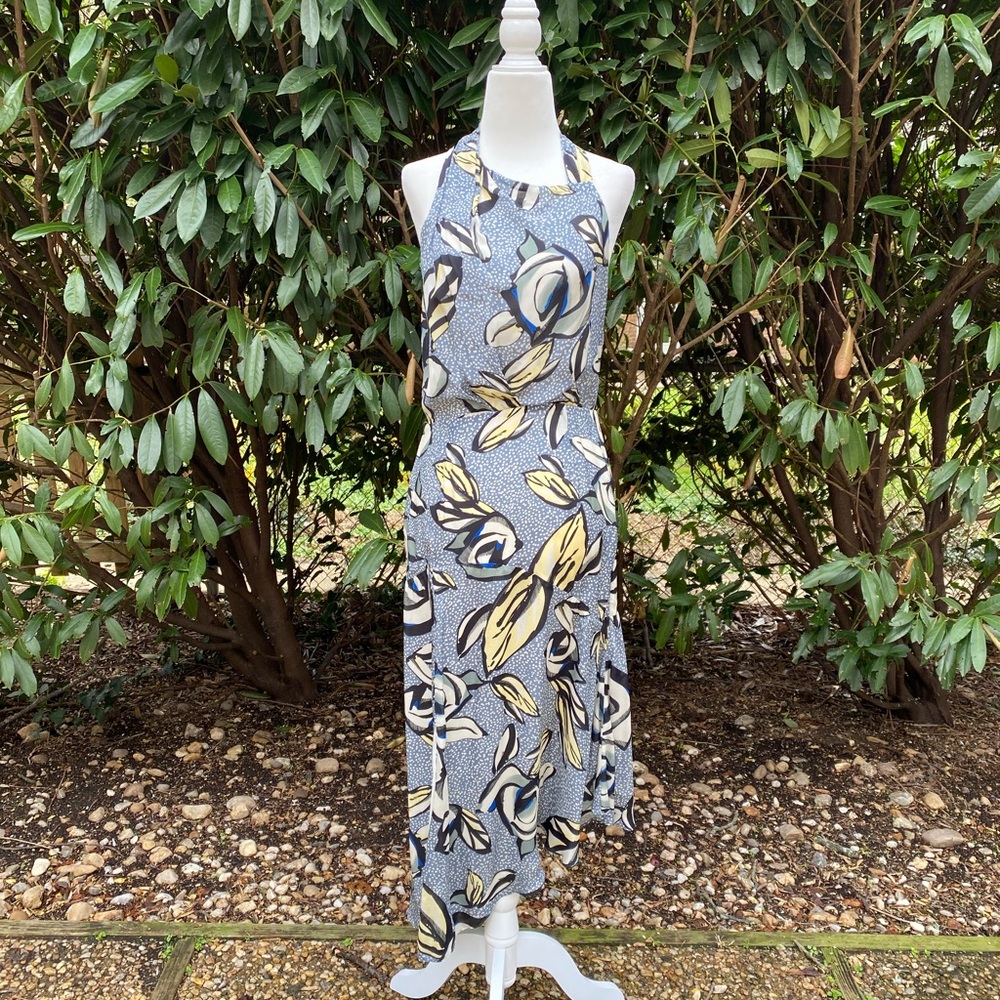 Reiss floral midi dress